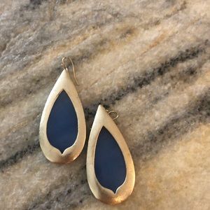 Beautiful cornflower blue earrings